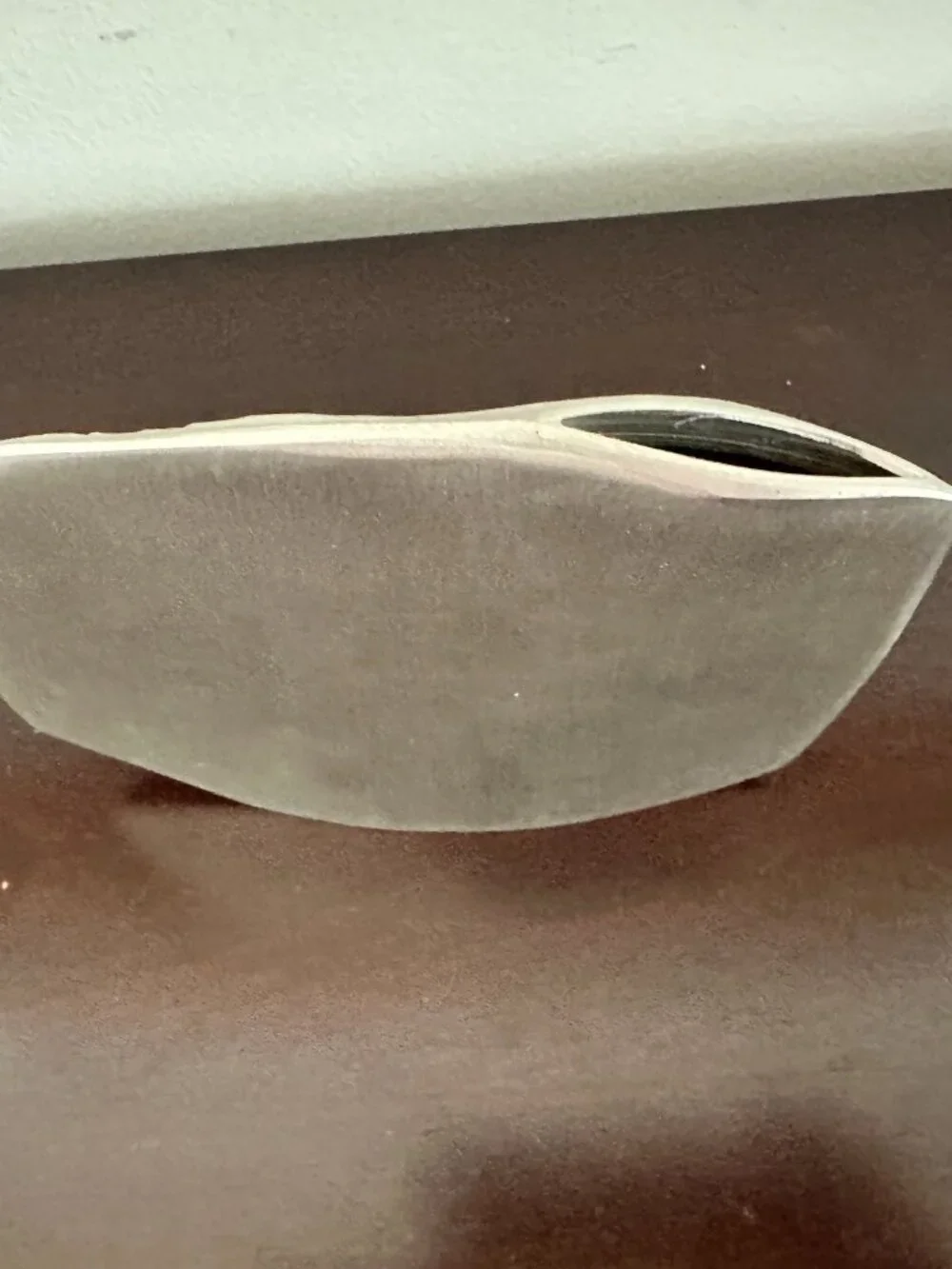 Vintage Helgi Joensen Modernist Brutalist Style Tinn Pewter Vase Made in Norway